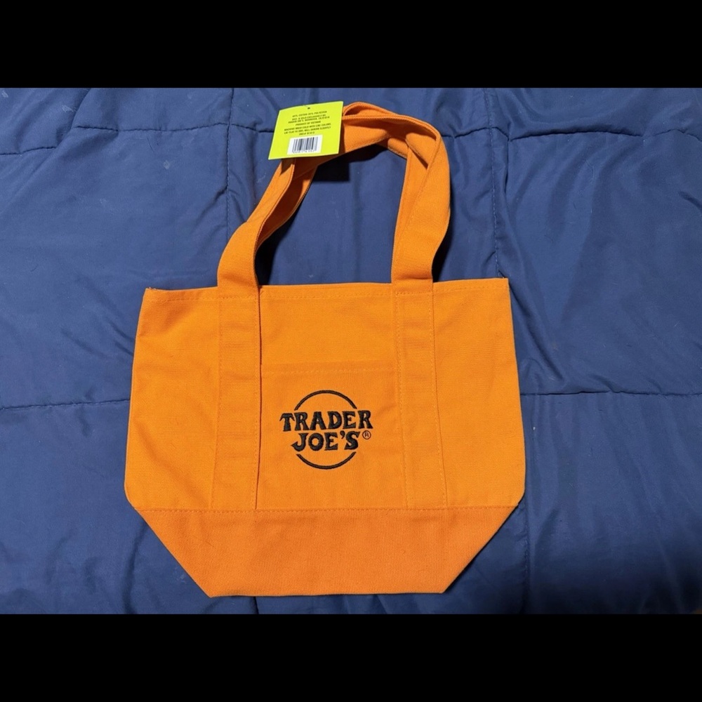Trader Joe's Orange Tote Bag
